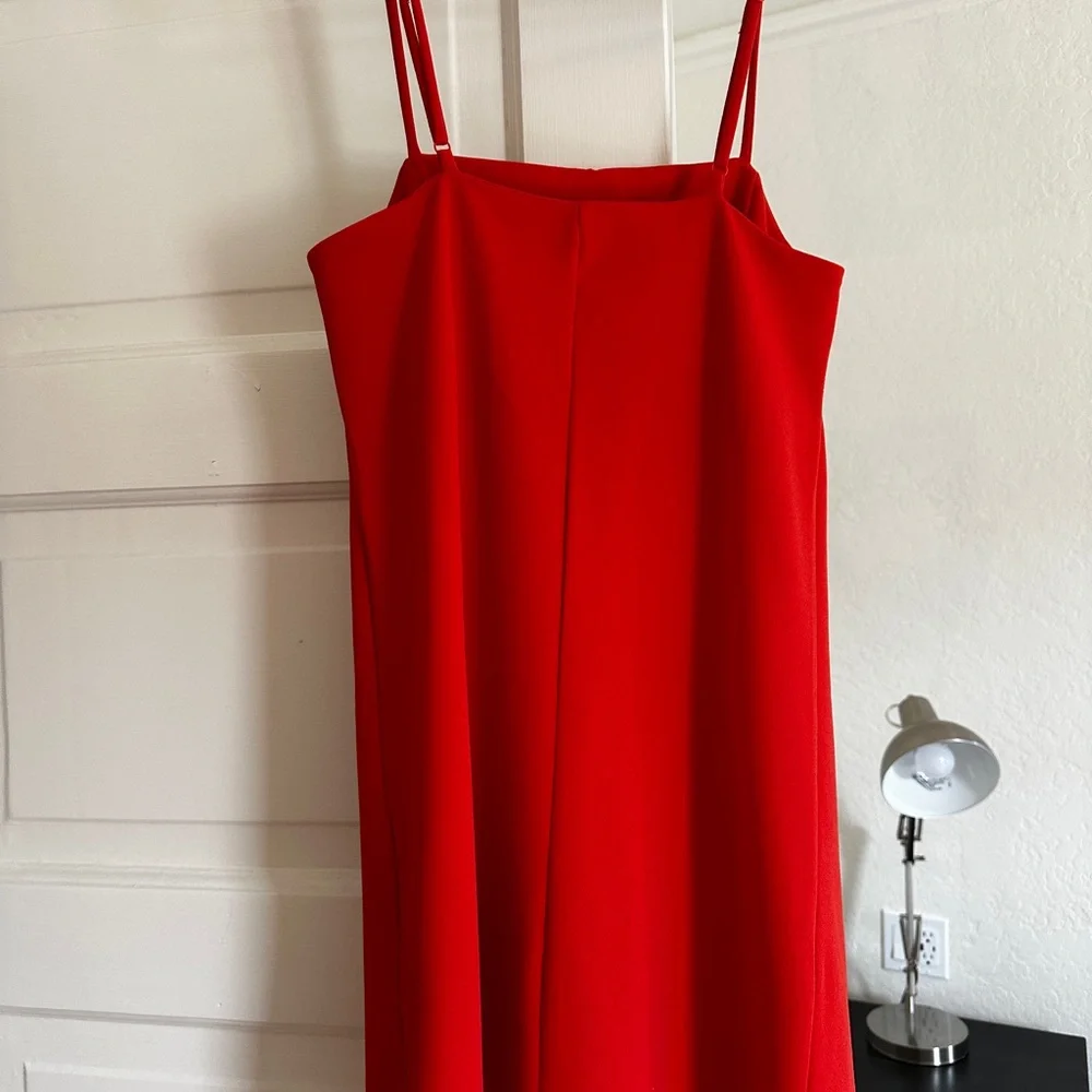 Red Mini Dress - Picture 3 of 4